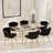 Glass Top Dining Set for 6-772506257-772506258