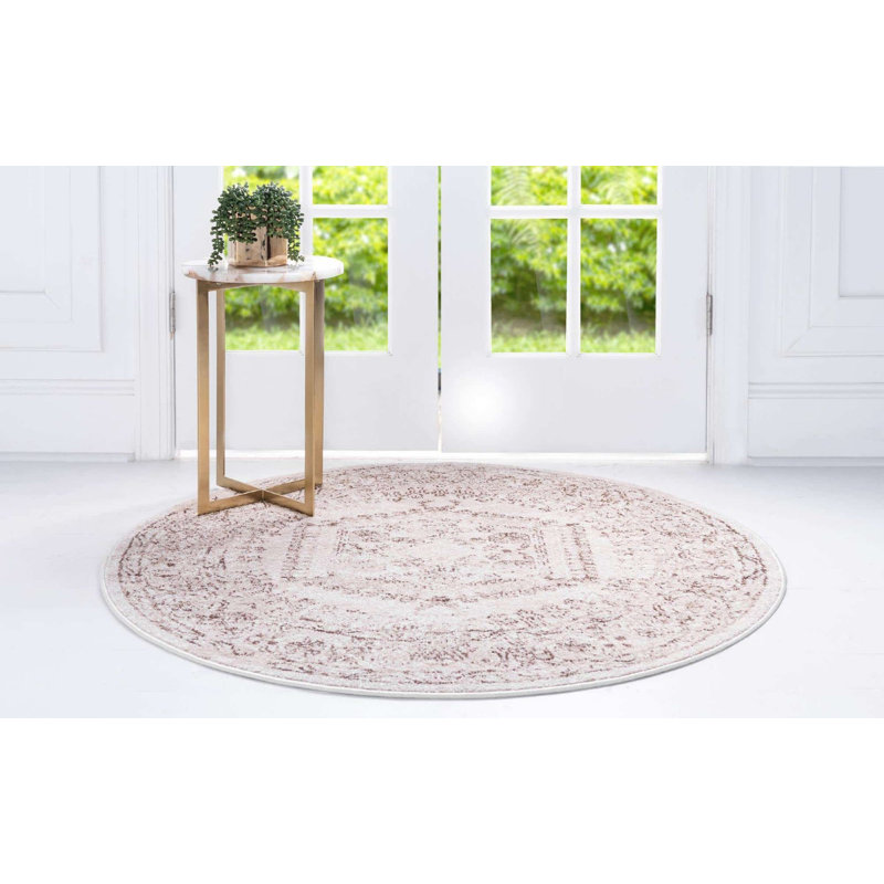 Ulla Oriental Indoor Rug, Round 8'