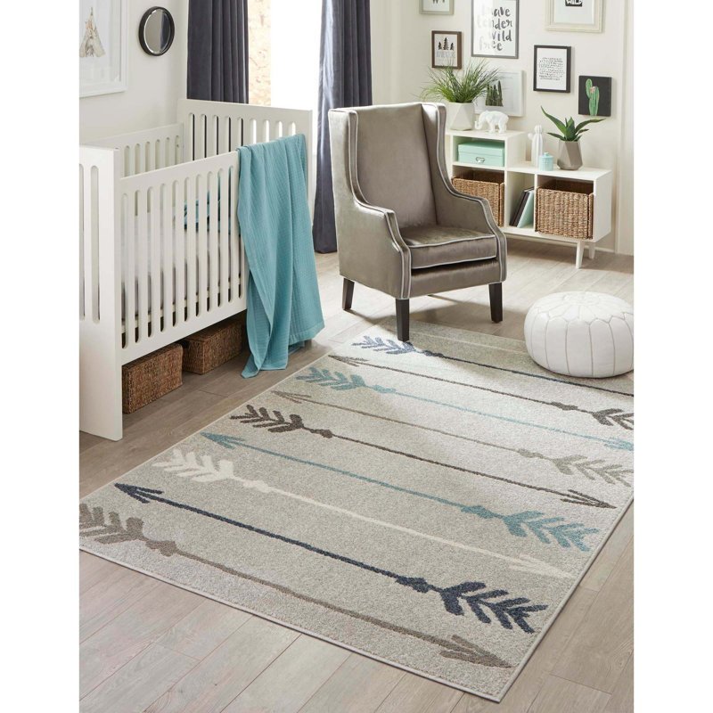 Dryden Grey/Brown/Navy Rug, Rectangle 274 x 366cm