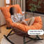 Chaise berçante décontractée Home-111685736-111685737