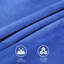 Ensemble de serviettes en microfibre pour salle de bain, 6 pièces, 30 po x 60 po-129231226