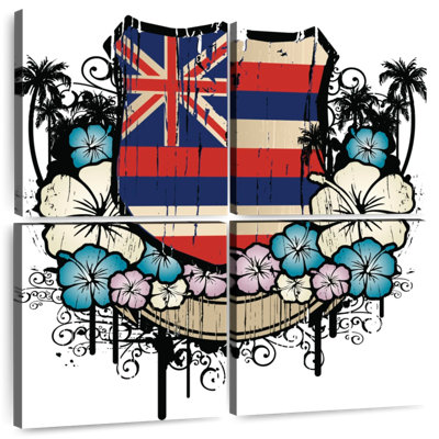 Drapeau floral Borges Hawaii