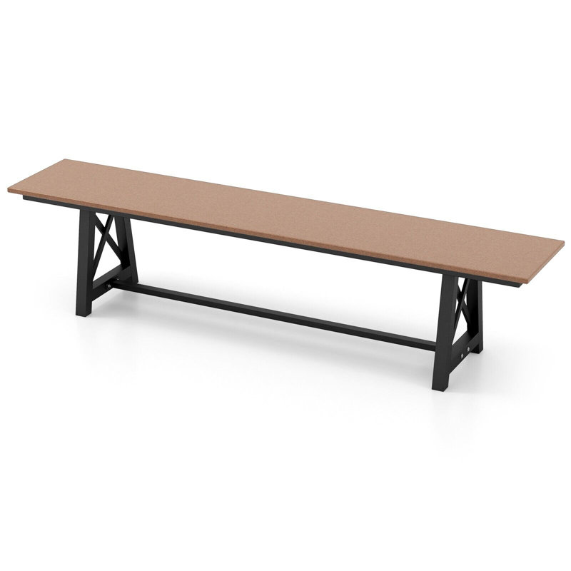 Weirton Metal Outdoor Bench
