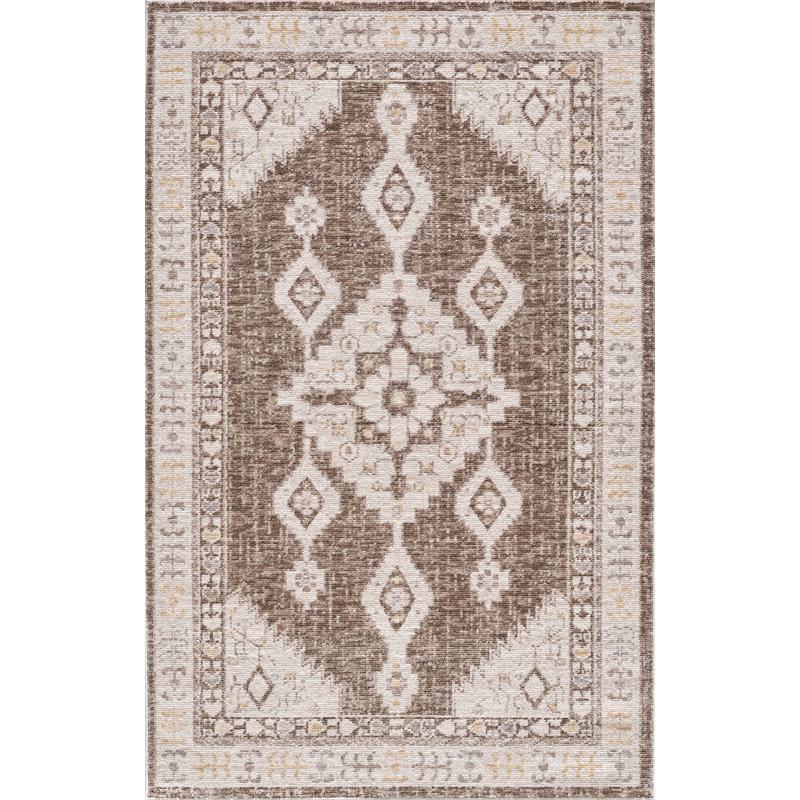 Mira Verona Machine Woven Performance Area Rug - Taupe - 5' x 7'10", 5' x 7'10"