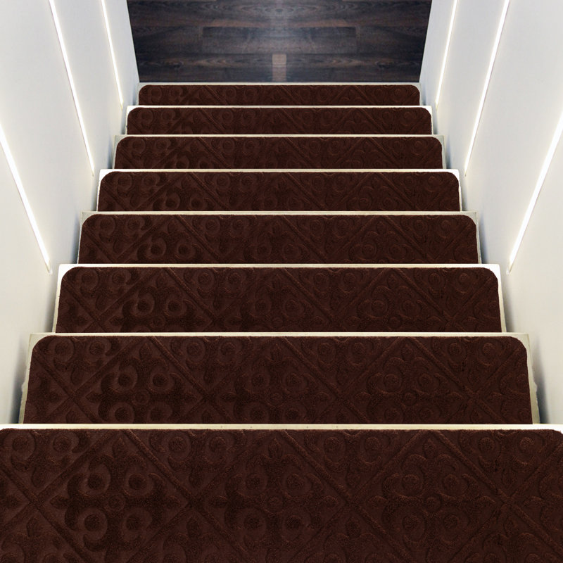 Elko Non-Slip Stair Tread, Brown