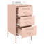 Bedside Cabinets 2 pcs 36x39x68 cm Steel-396062393