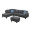 Canapé modulaire avec repose-pieds-1661890512