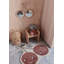 Cherry Novelty Rattan Wall Mirror
