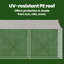 Cage à chien avec toit vidaXL argenté 314,96 po x 78,74 po x 100,8 po-118101800