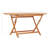 Pavonea 6 - Person Teak Wood Patio Dining Set with Rectangular Table-1160319098