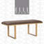 Banc de chevet en velours avec repose-pieds rembourré Elle Decor-36518188