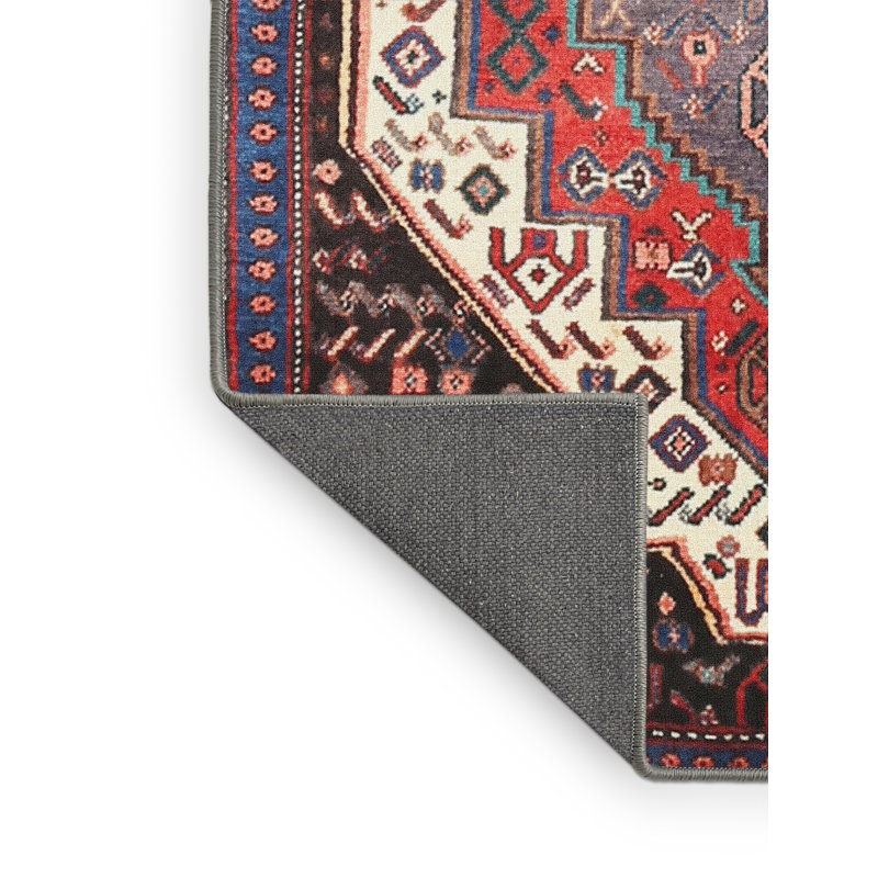 Tapis décoratif de style sud-ouest Rainier, Rectangle 4 pi x 6 pi