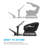 Playseat® Evolution Racing Suède Lightweight Carbon Quality Steel Foldable Racing Simulator Cockpit, Black