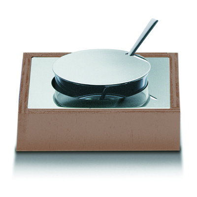 Sushic Wenge Wood Finish Cheese Basin; Tre L: 6" W: 6" C: 6-3/4 Oz. Walnut