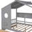Wooden House Bed With 2 Drawers-419085622-419085625