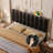 Full PU Leather Upholstered Headboard with Aurora LED Lights & Storage, Height Adjustable for 8-14 inch Mattress-306248801-306248800