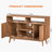 47.2" W Solid and Manufactured Wood TV Stand-969649293