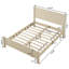 Lit plateforme Cammi avec tête de lit et lattes en bois-123140024-123140026