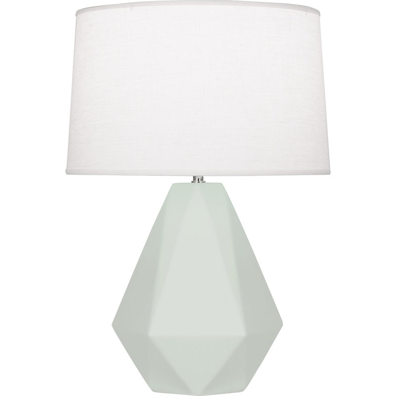 Delta Table Lamp, Matte Celadon