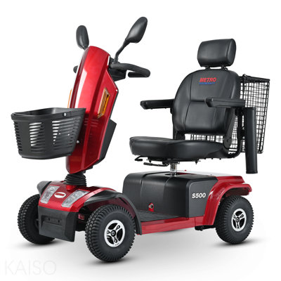 S500-Red Scooter de mobilité robuste