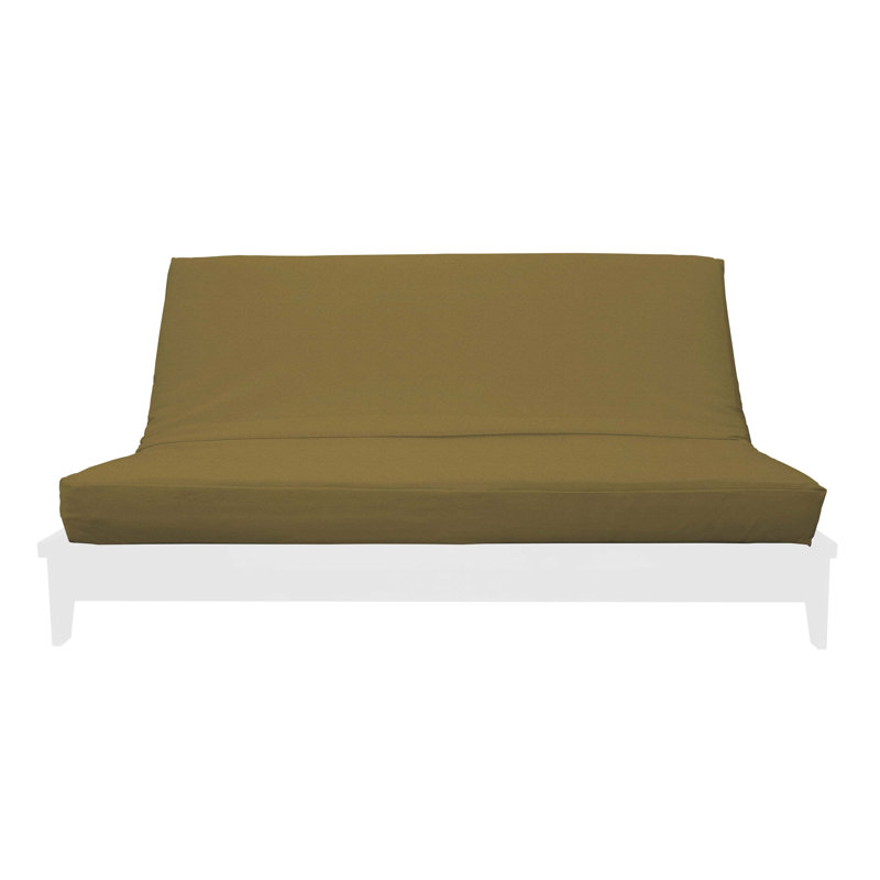 Housse de futon - texture chenille Samantha, Simple, Mélange de polyester lagon