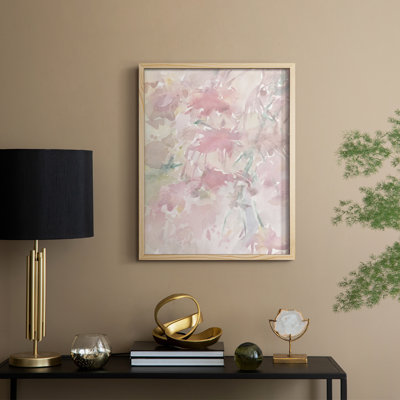 «Shadow From the Hanging Basket II», reproduction encadrée - bois massif