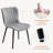 Modern Dining Chairs, PU Leather Kitchen Side Chairs With Sturdy Metal Legs & Non-Slip Feet Perfect For Dining Room, Restaurant, Cafe-591026164-591026170
