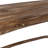 Wood One Drawer Curved Desk
