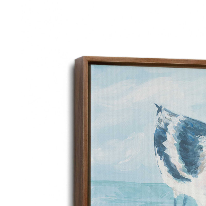 «Shorebirds I» par Diane Kater, reproduction d'art, Toile avec cadre, Brun, L 24 po x H 18 po