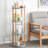 Steel Tray Top End Table with Storage