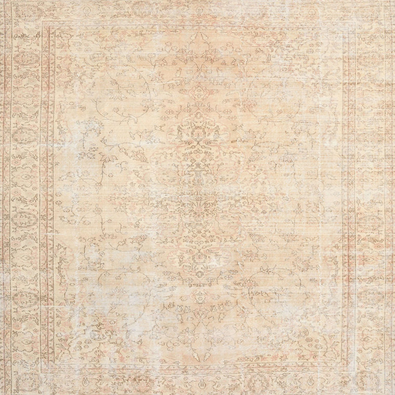 Peaks Oriental Indoor Rug, Round 5'