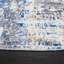 Tapis abstrait ivoire / bleu-375578087