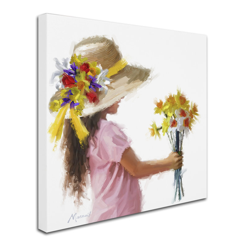 «Bonnet de Pâques» par Armand, reproduction sur toile, H 14 po x l 14 po x P 2 po