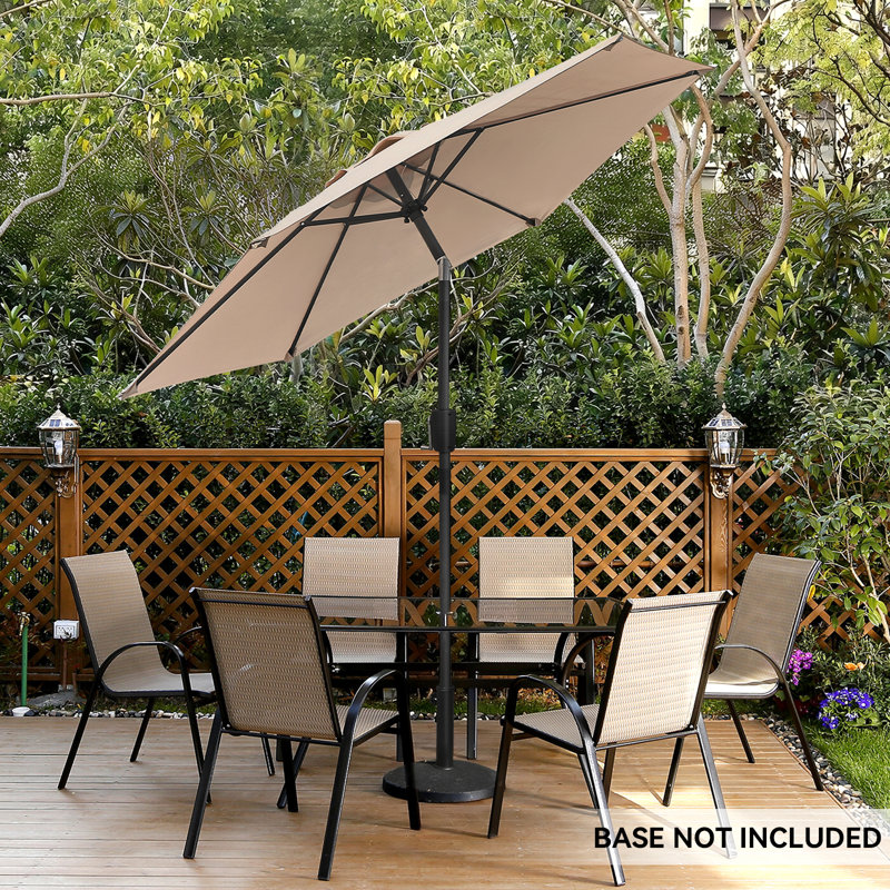 Cemil 225cm Market Parasol, Beige