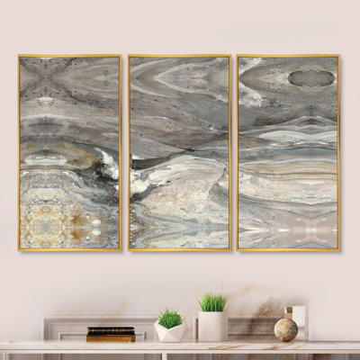Natural Earth Tone - ensemble d'art mural moderne et contemporain sur toile, encadré de 3
