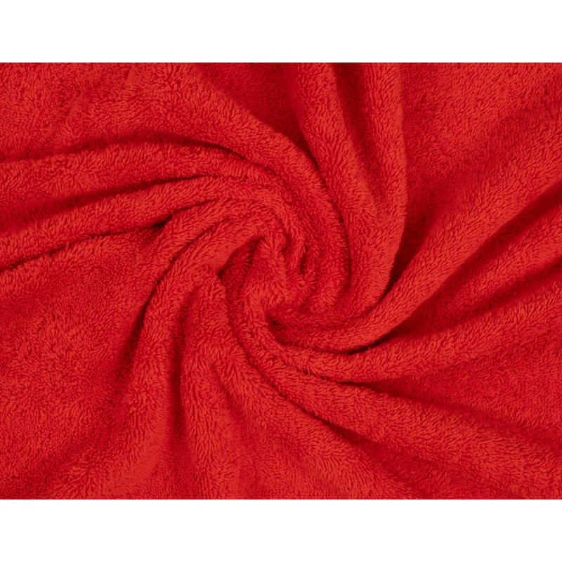 Ensemble de serviettes de bain turque 100% coton 3 pièces, collection super douce et absorbante Darcelle, Rouge