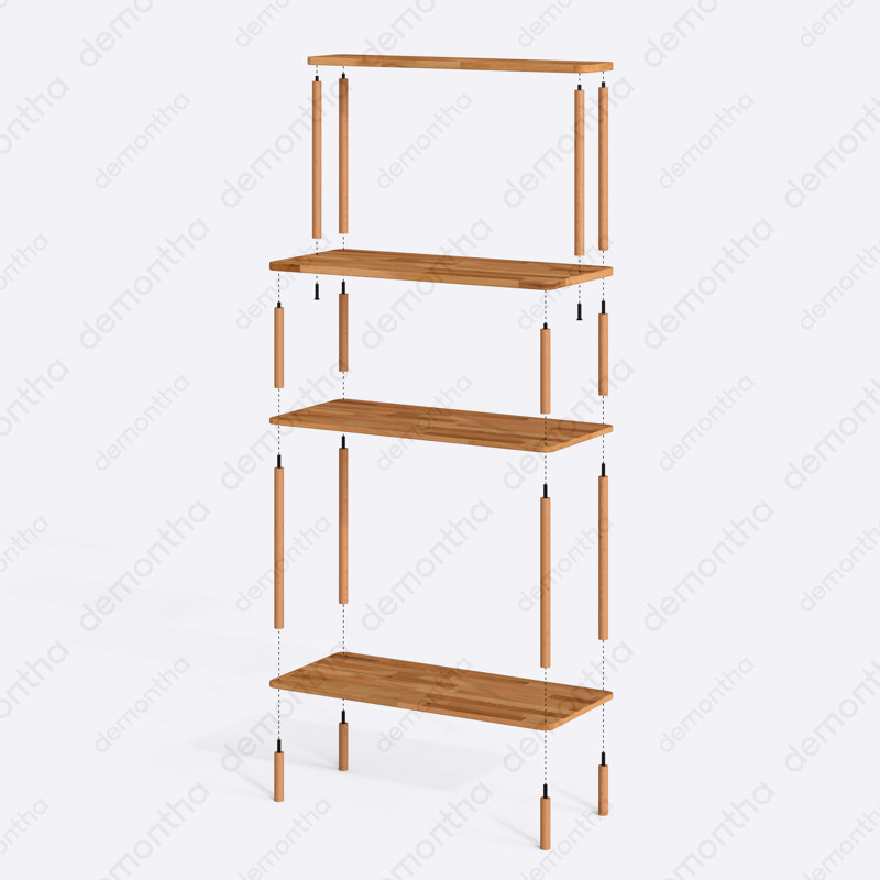 Astra 39.4" Coffee Console Table – Compact Beverage Bar With Open Shelves