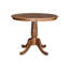 Table de salle à manger à piédestal en bois massif-15047203-51383031