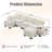 Comfy Upholstered Sectional Cloud Modular Sofa-518553526