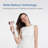 Professional High-Speed Quiet Hair Dryer - 200M Negative Ions Fast Drying Lightweight 0.83lbs Blow Dryer