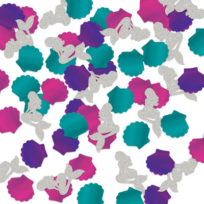 Confettis de luxe sirène scintillante