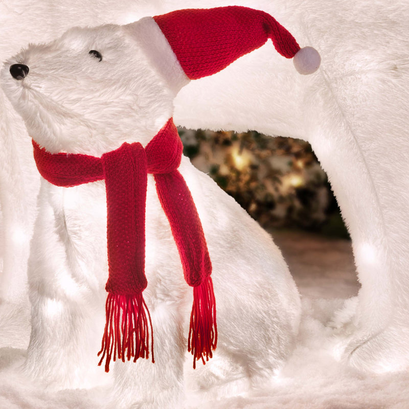Ensemble de 2 pièces lumineuses ours polaire