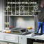 Outsunny Stainless Steel Countertop Pizza Oven