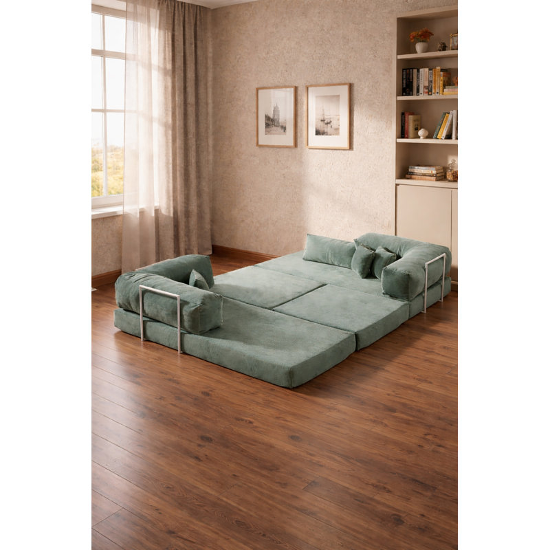 Canapé modulaire Green Velvet, Vert
