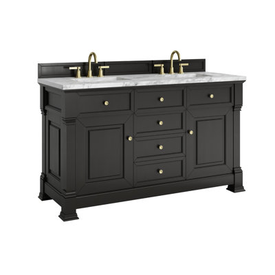 Meuble-lavabo double l 60 po Brookfield