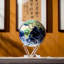 Globe terrestre avec nuages 6