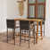Ensemble de table de bar et tabourets