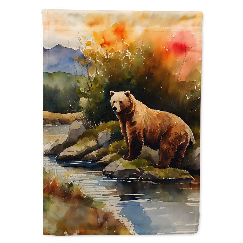 Drapeau Kodiak Bear Garden