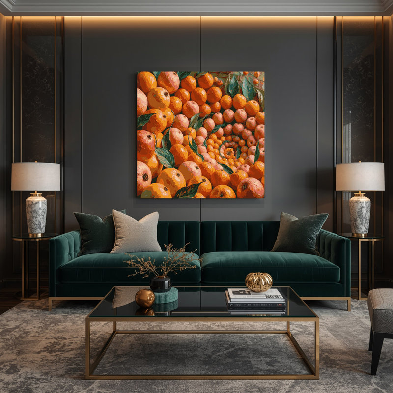 Art mural sur toile Fruit, H 8 po x l 8 po