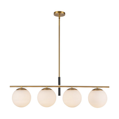 Luminaire suspendu linéaire 37 po Zuri